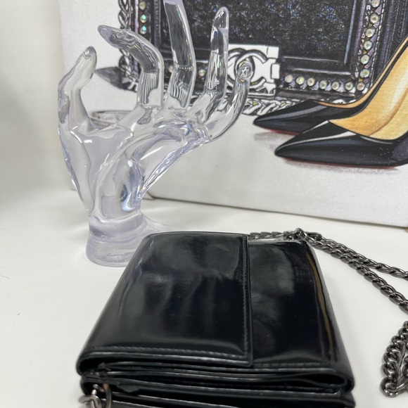 Chanel Wallet black enamel - Picture 4 of 13